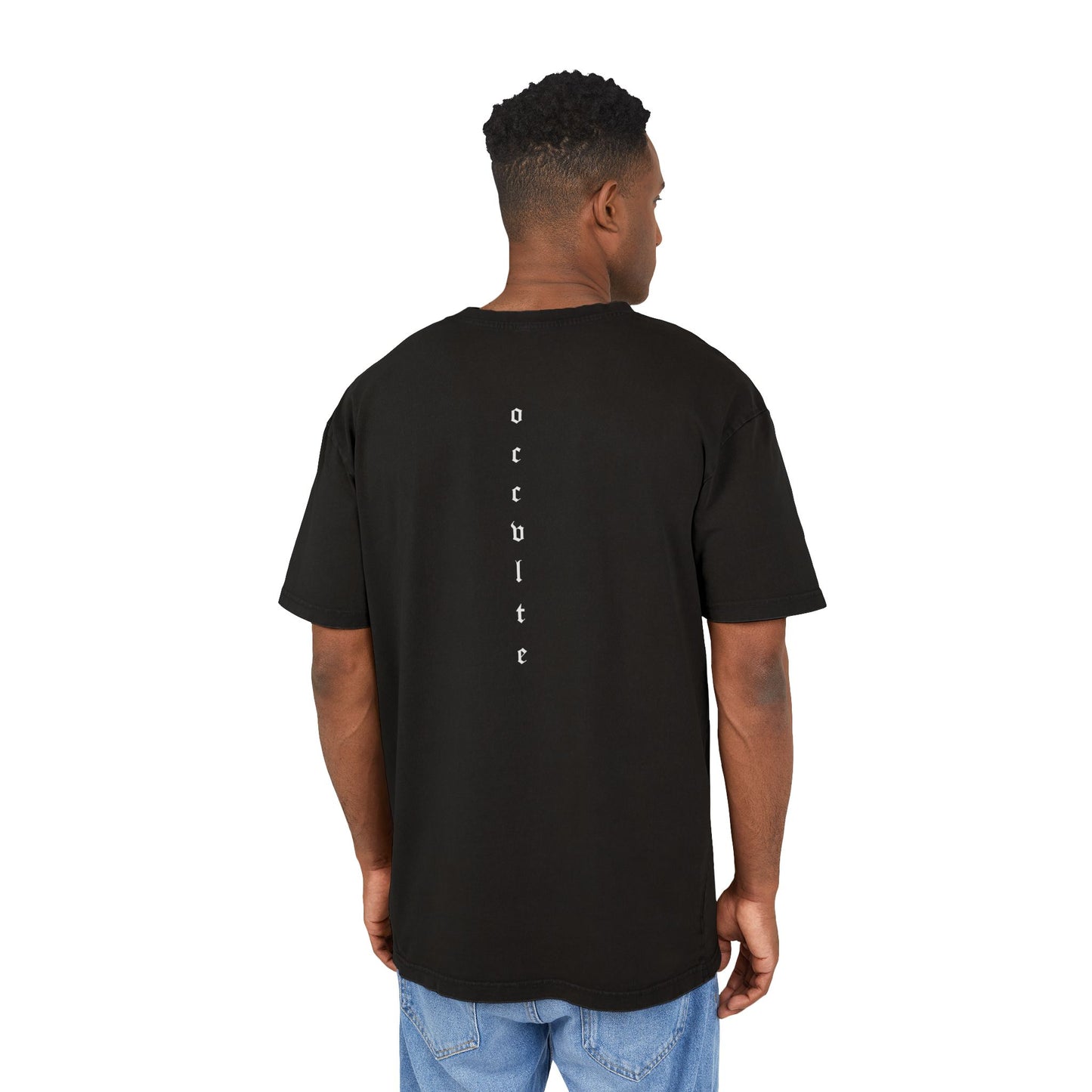 Baron Samedi Vévé - Men’s Acid Washed Oversized Tee