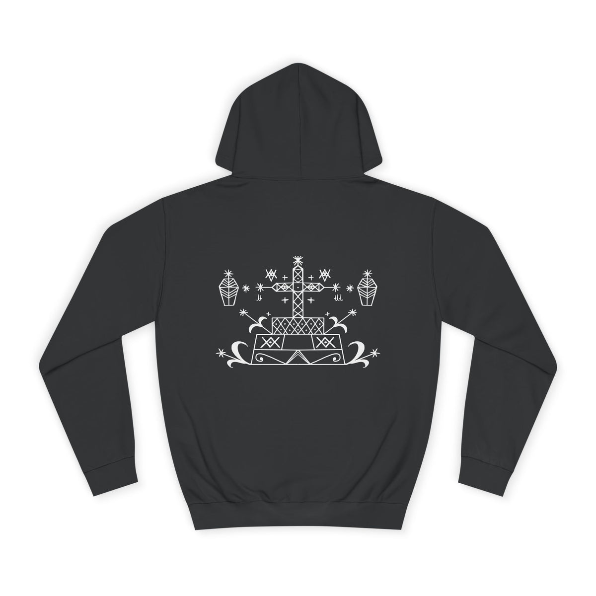 Baron Samedi Vévé Hoodie: Voodoo & Cozy