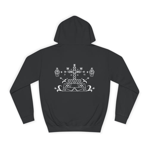 Baron Samedi Vévé Hoodie: Voodoo & Cozy