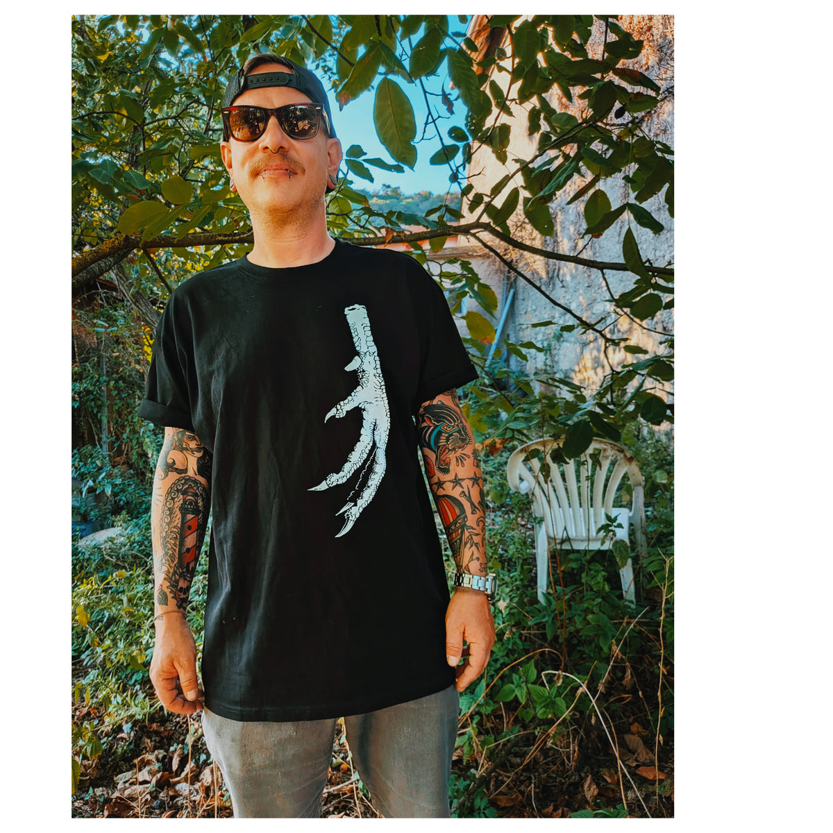 Voodoo Chicken Foot Oversized Tee