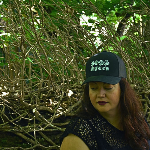 Boss Witch Cap: Embroidered Gothic Snapback